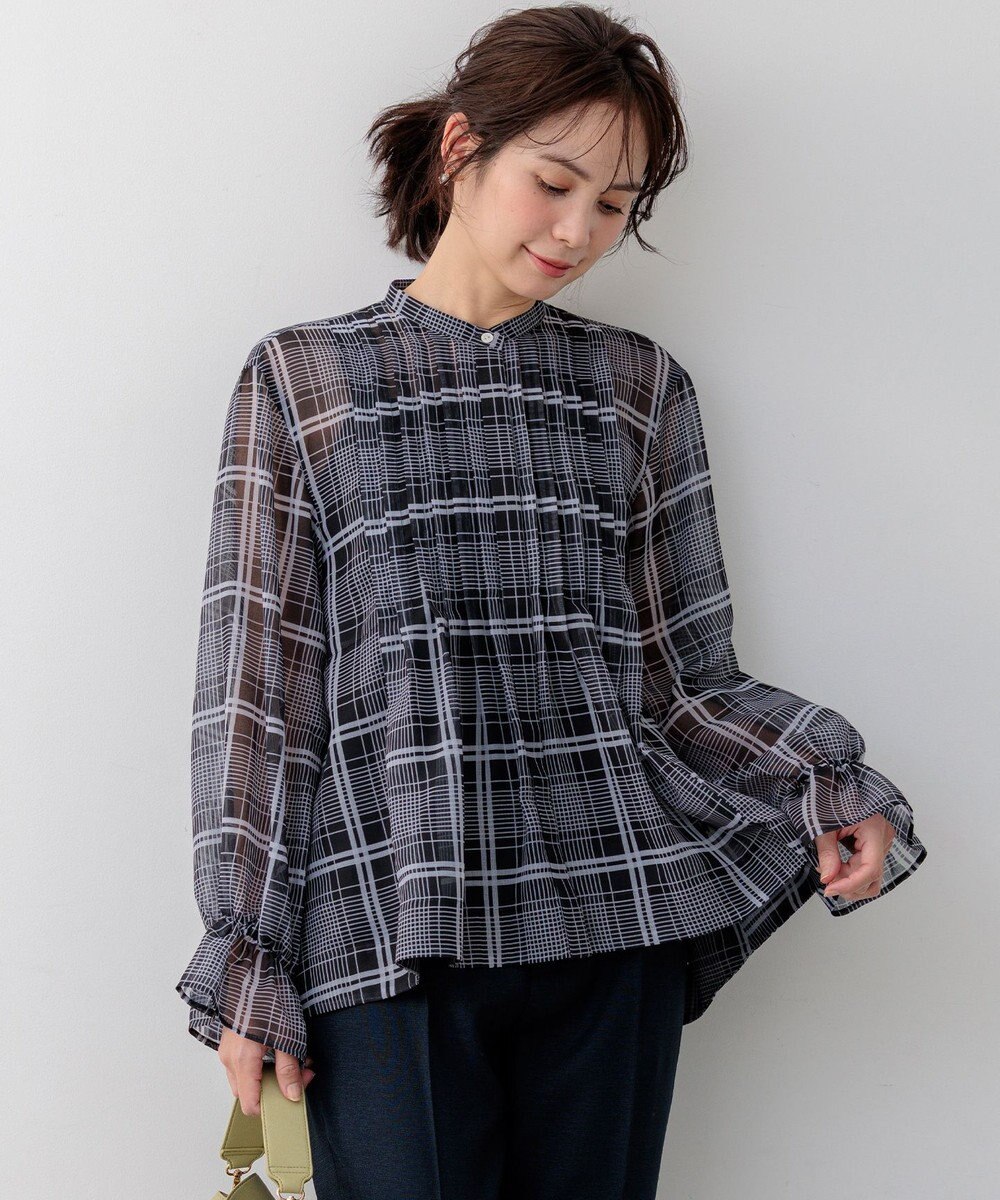 組曲 【先行予約】エアリーボイルシアー ブラウス 