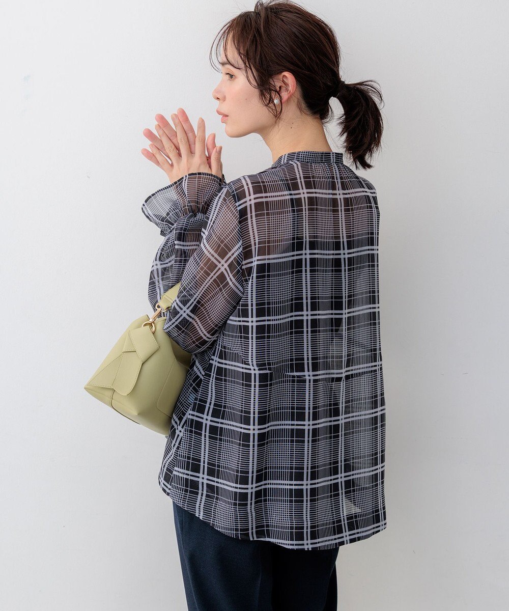 組曲 【先行予約】エアリーボイルシアー ブラウス 