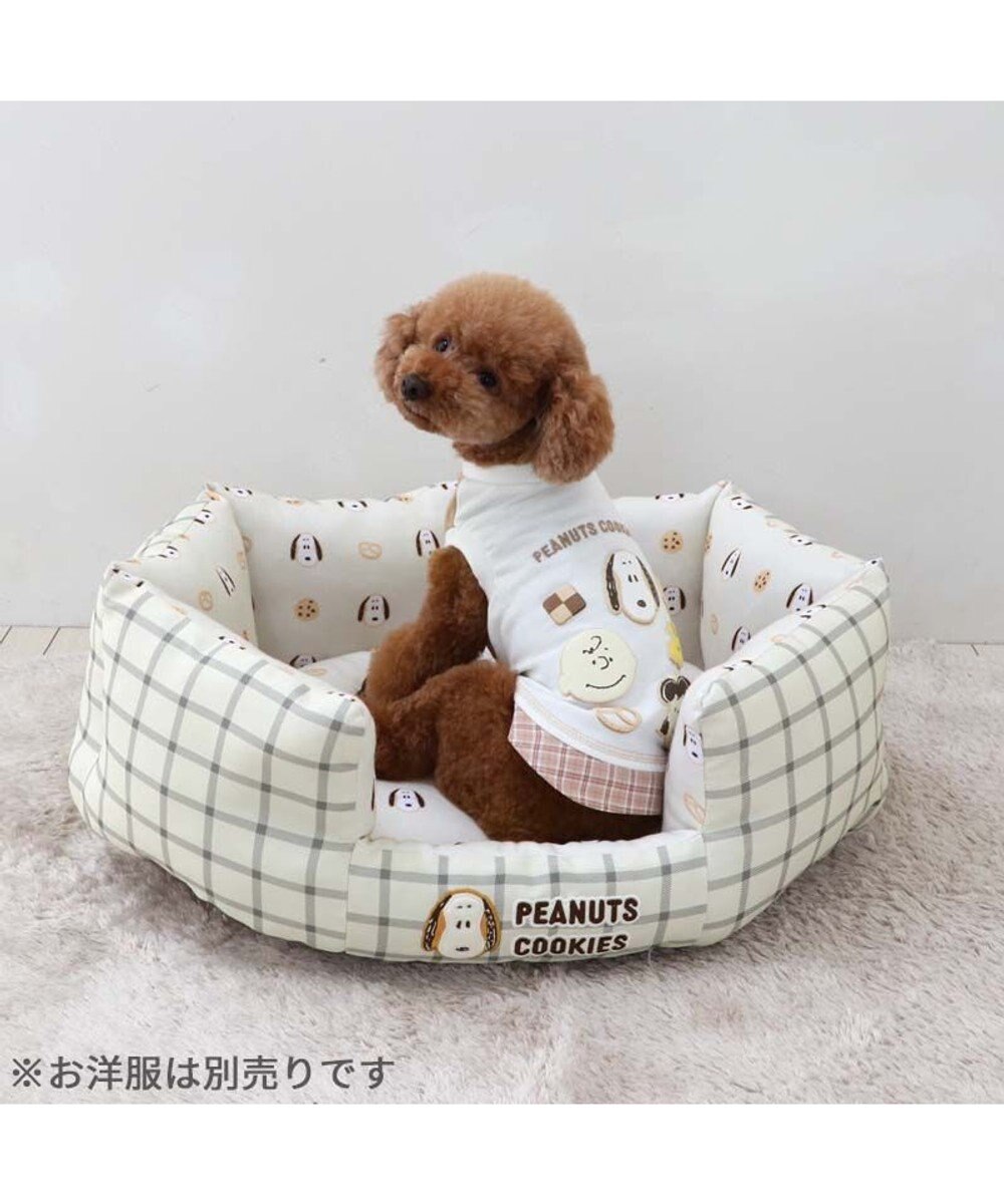 PET PARADISE スヌーピー カドラー 《クッキー柄》 64×48cm 