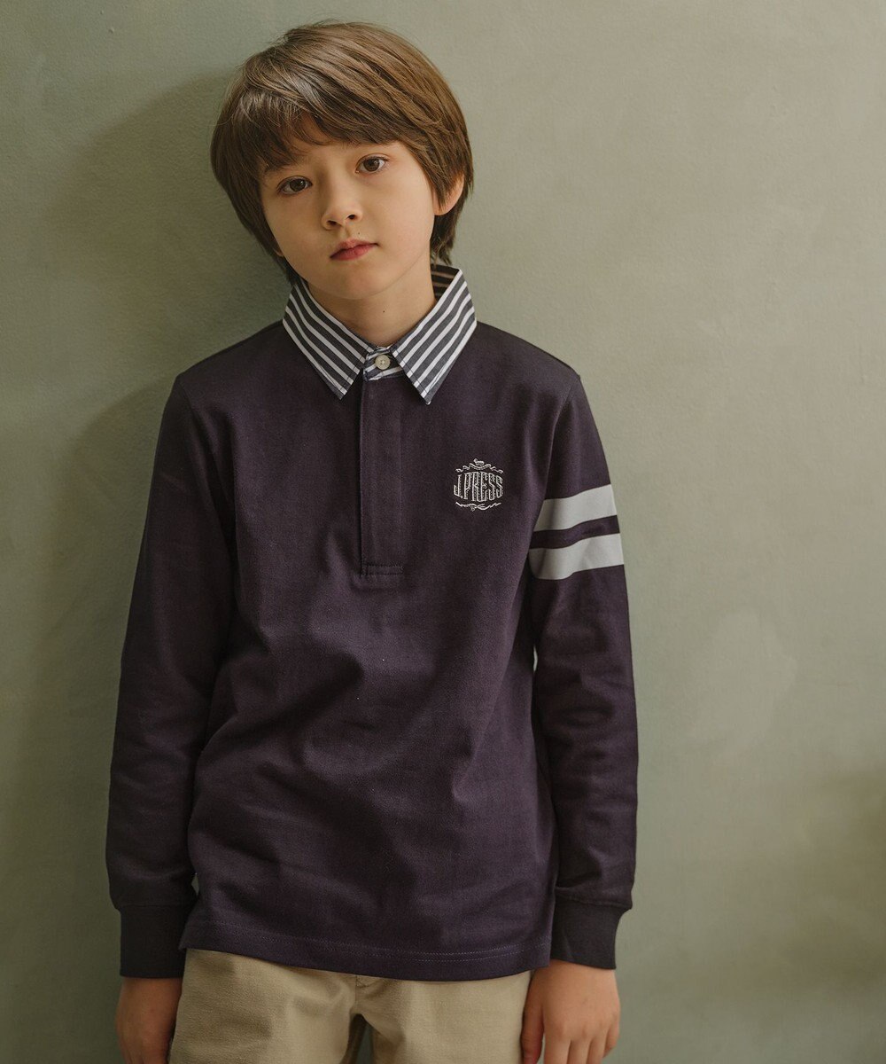 J.PRESS KIDS 【140-170cm】ラガー ポロシャツ 