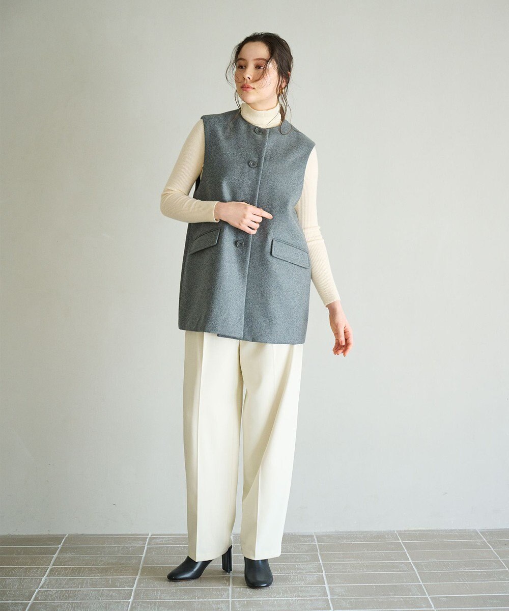 #Newans 大人気ジレが新素材で再登場！チュニックジレ 