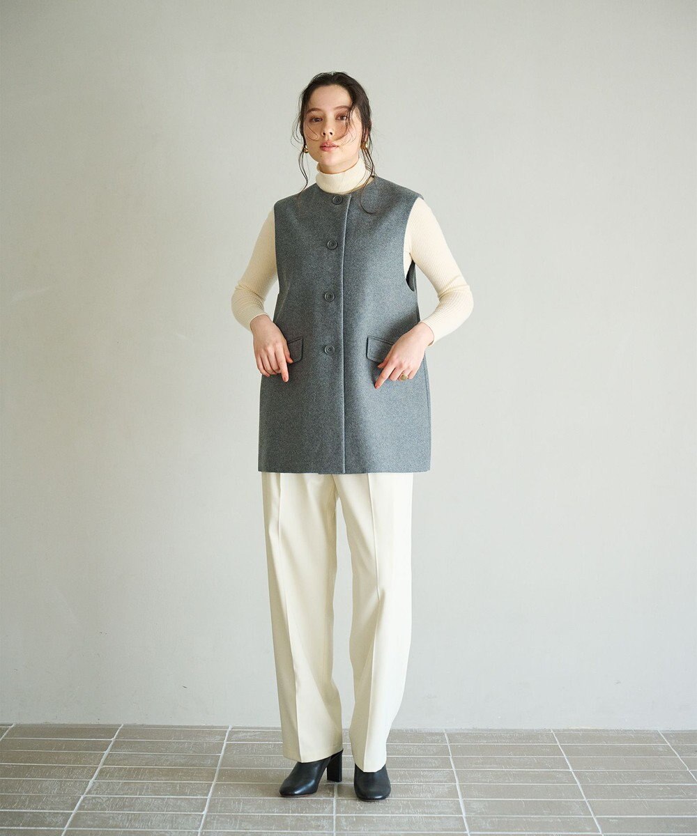 #Newans 大人気ジレが新素材で再登場！チュニックジレ 