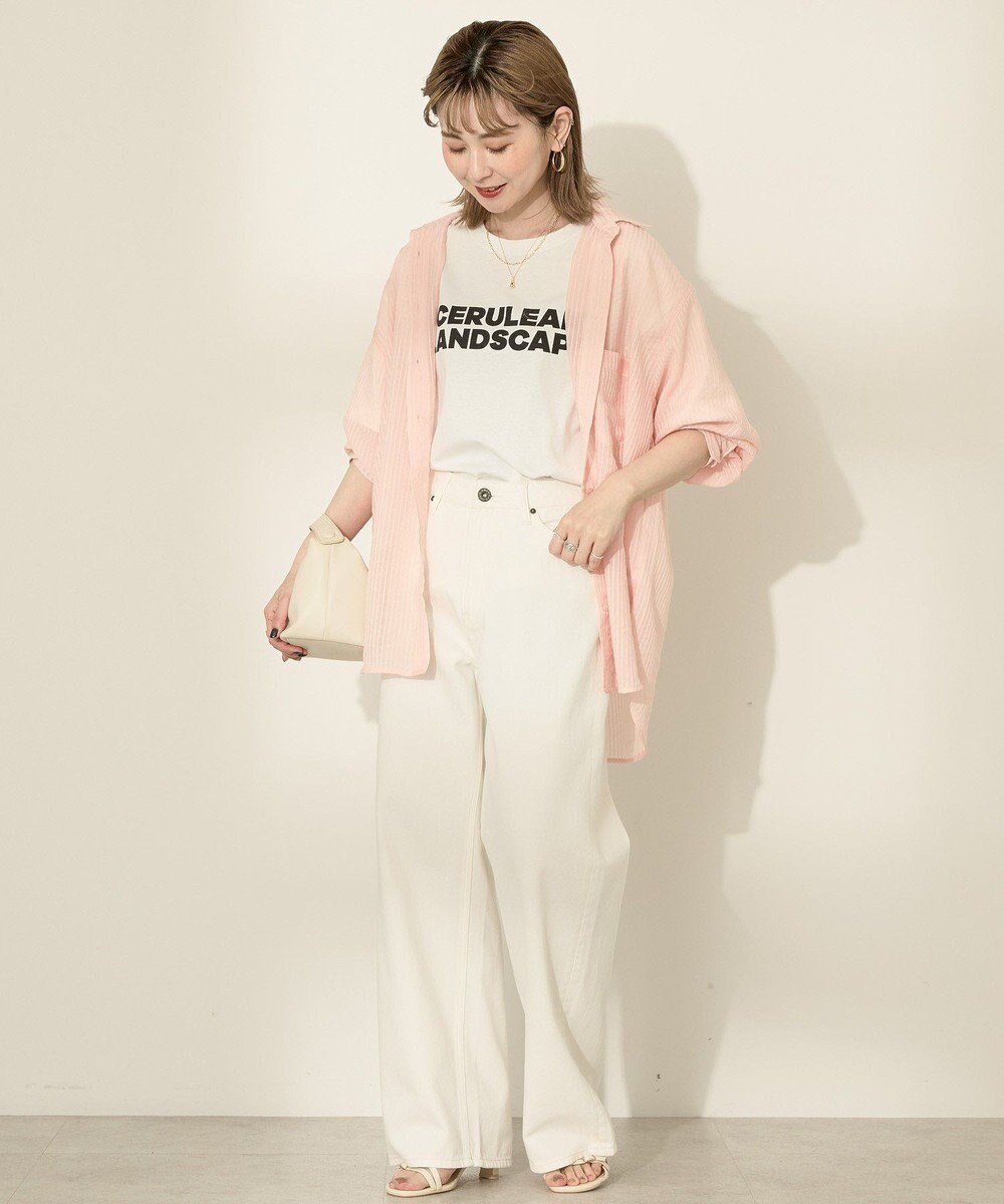 AMERICAN HOLIC BoldロゴプリントTシャツ 