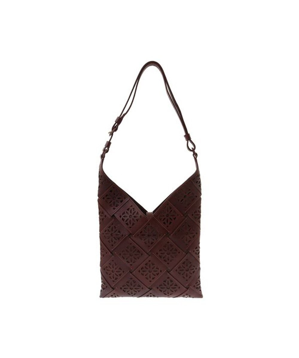 genten サステナブルカットワーク ショルダーバッグ 