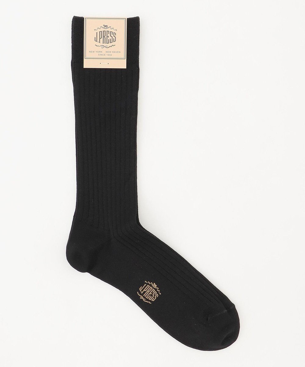 J.PRESS MEN 【定番】ハイゲージ無地リブソックス 