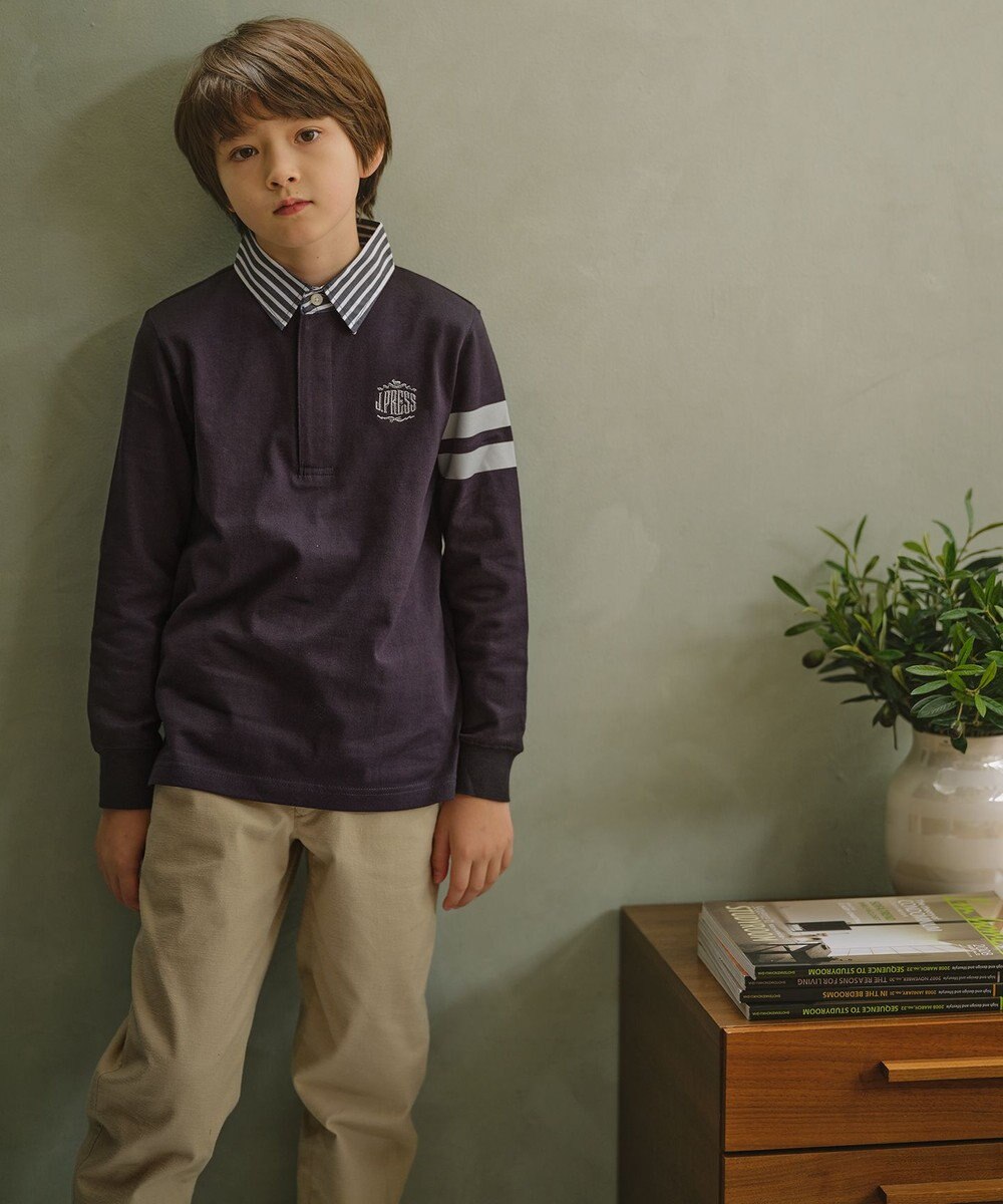 J.PRESS KIDS 【140-170cm】ラガー ポロシャツ 