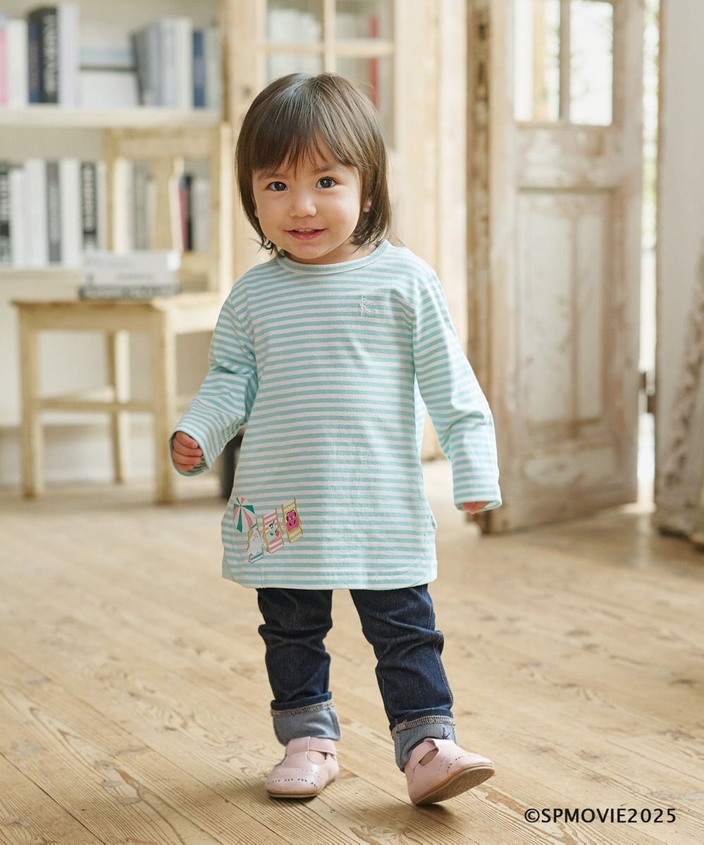 組曲 KIDS 【80-100㎝】シナぷしゅトロピカルボーダー Tシャツ 