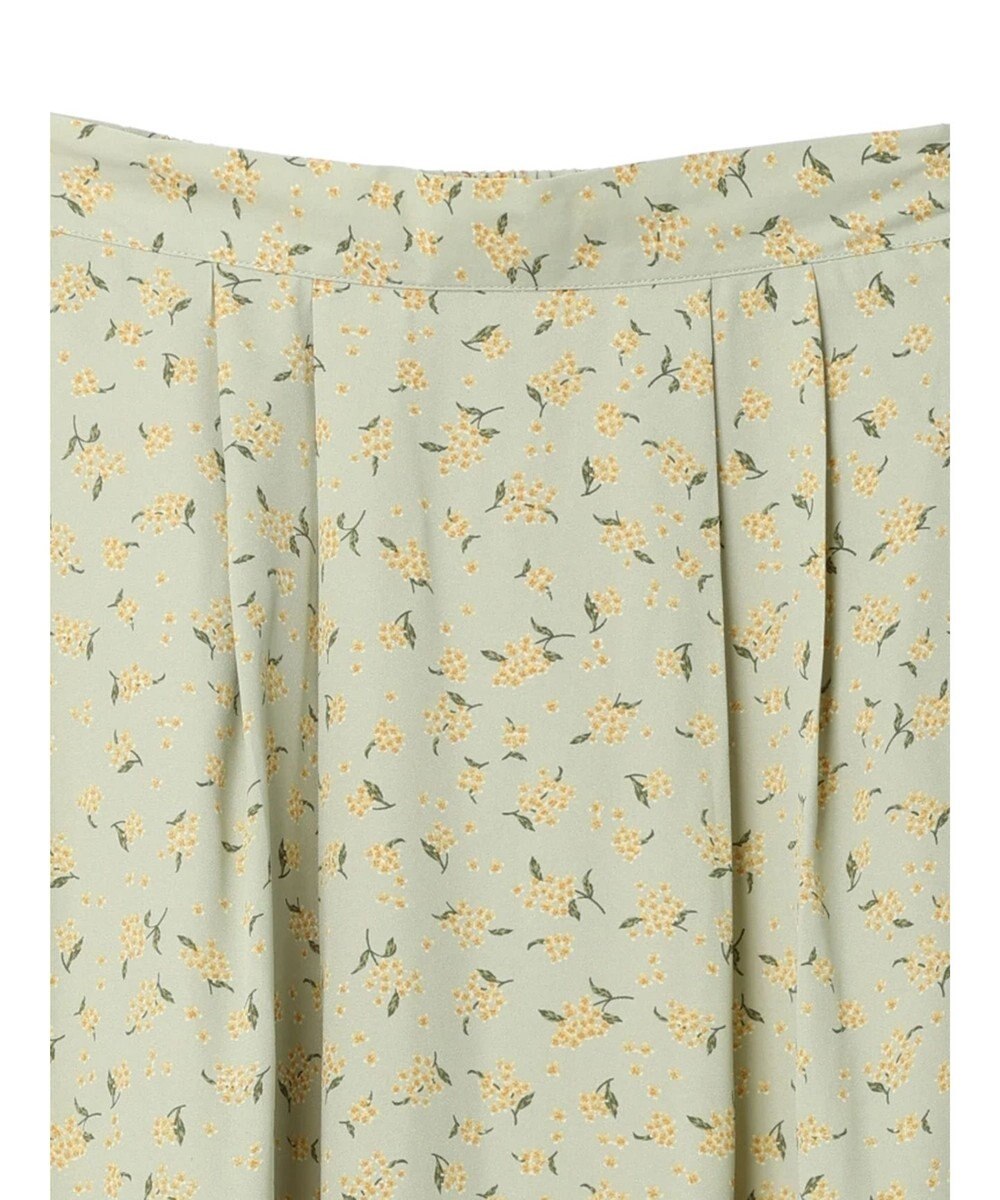 earth music&ecology キンモクセイ柄フレアスカート 