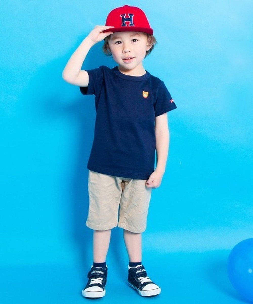 MIKI HOUSE HOT BISCUITS 【46-52cm】 ロゴキャップ 