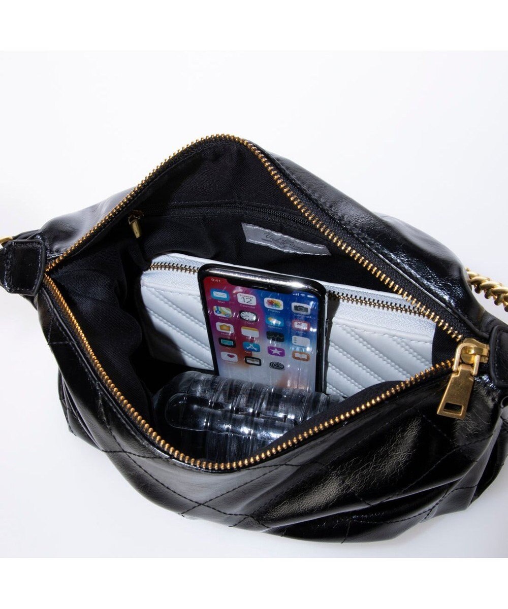 UNBILLION カシュカシュ cachecache / シャーリングキルトチェーンショルダー 