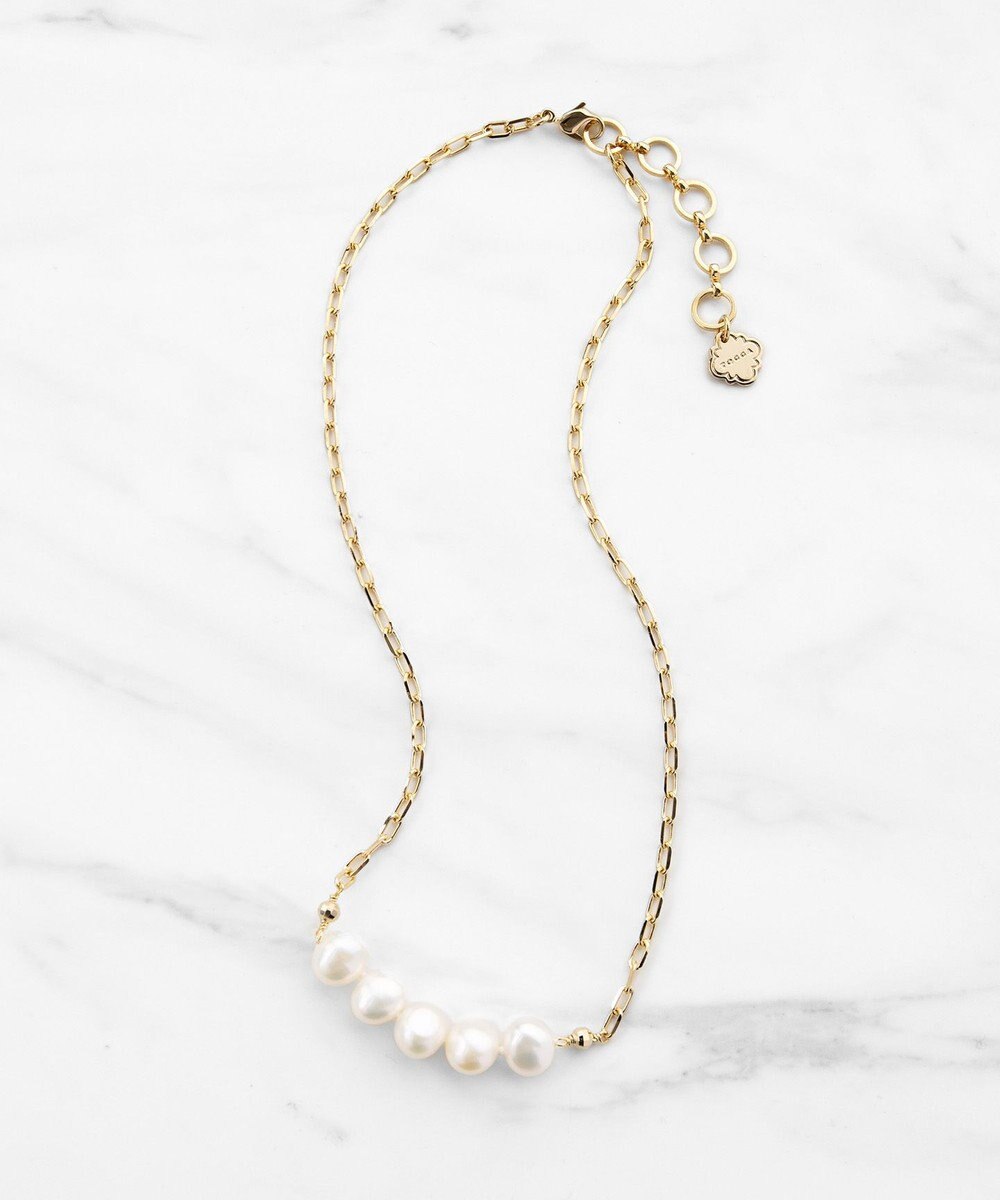 TOCCA LINE PEARL NECKLACE 淡水パールネックレス 