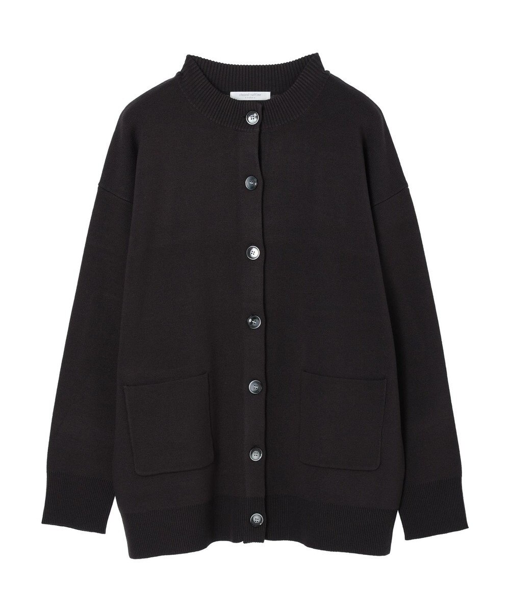 Green Parks ミドル丈モックネックカーディガン 