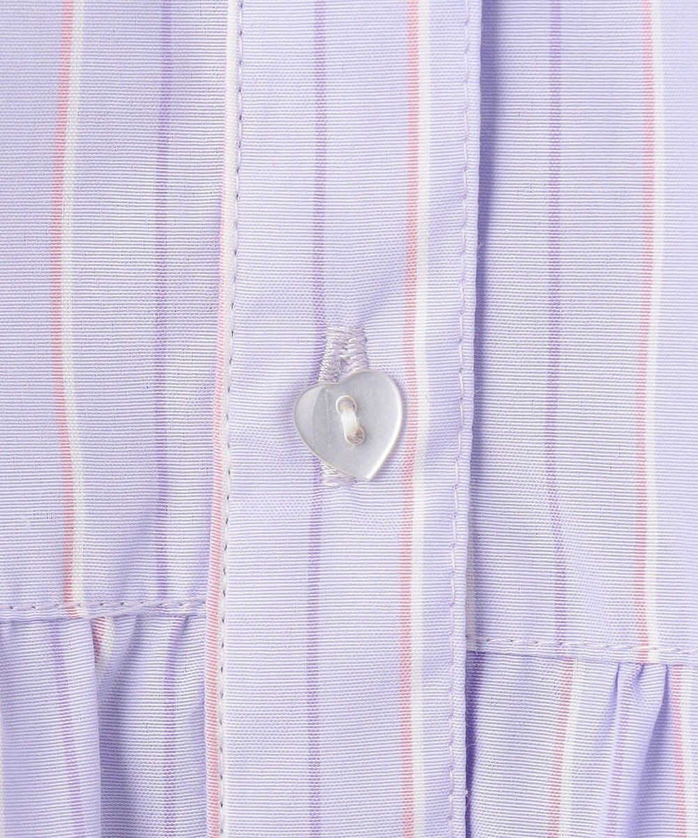 ANY KIDS ストライプ シャツ ワンピース 