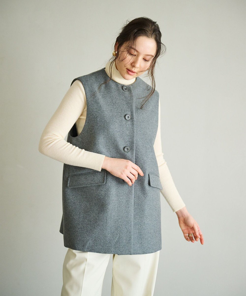 #Newans 大人気ジレが新素材で再登場！チュニックジレ 