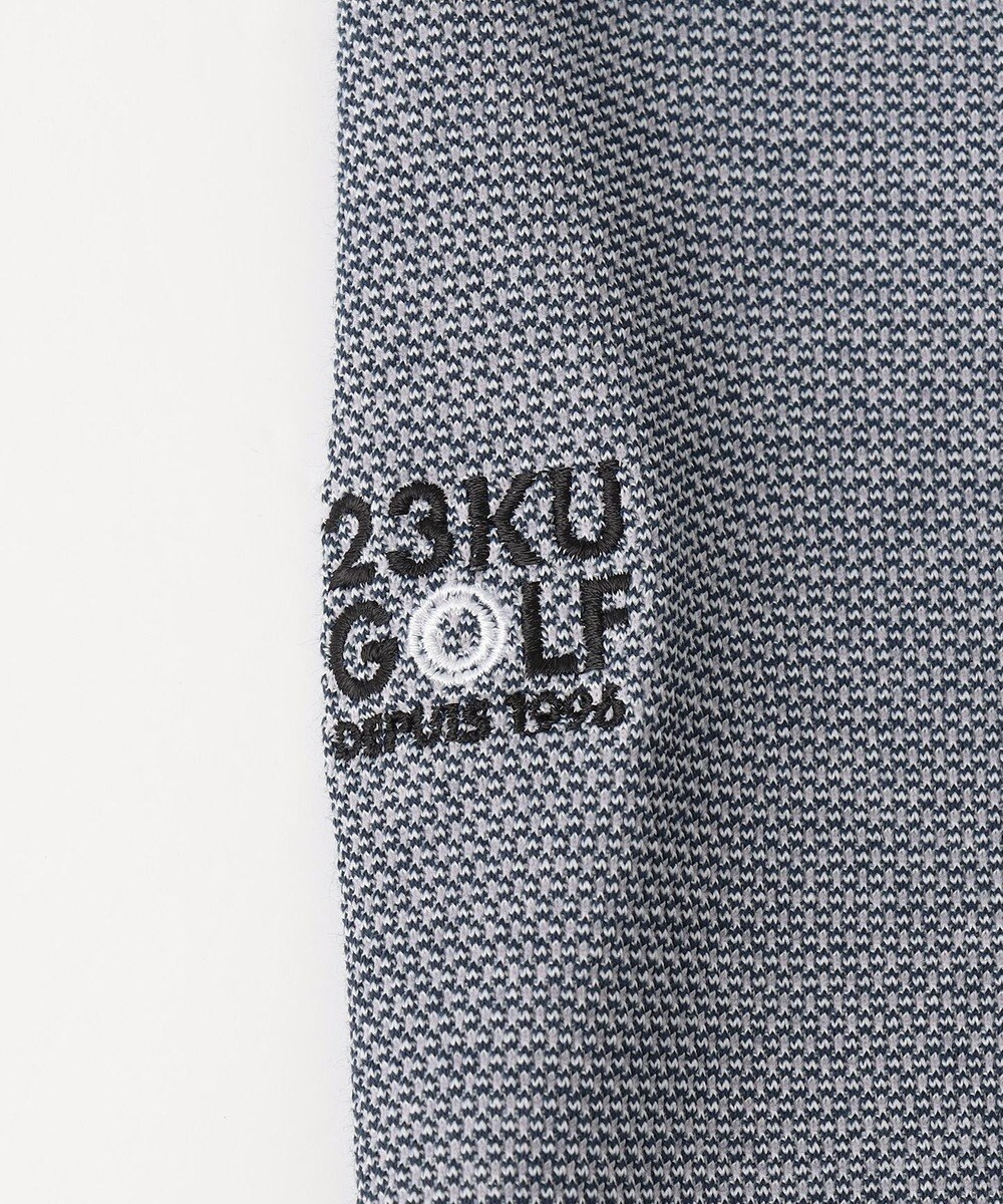 23区GOLF 定番人気【MEN/キングサイズ】ハニカムカノコ 長袖ポロシャツ 