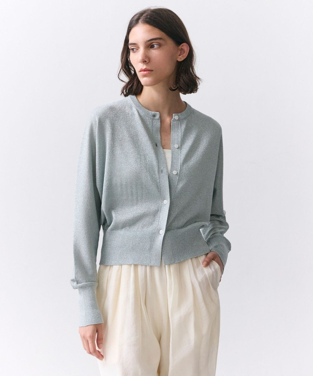 BEIGE， SMITHONITE / リュクスグリッター ドルマンカーディガン 