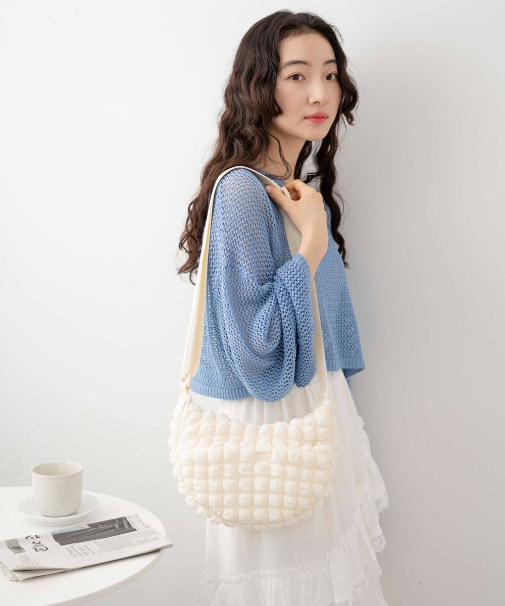 WEGO カラーハーフムーンショルダー 