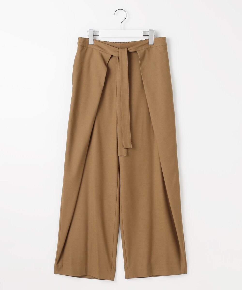 自由区 L 【SHIHOさん着用】フロントディテールラップワイド パンツ 