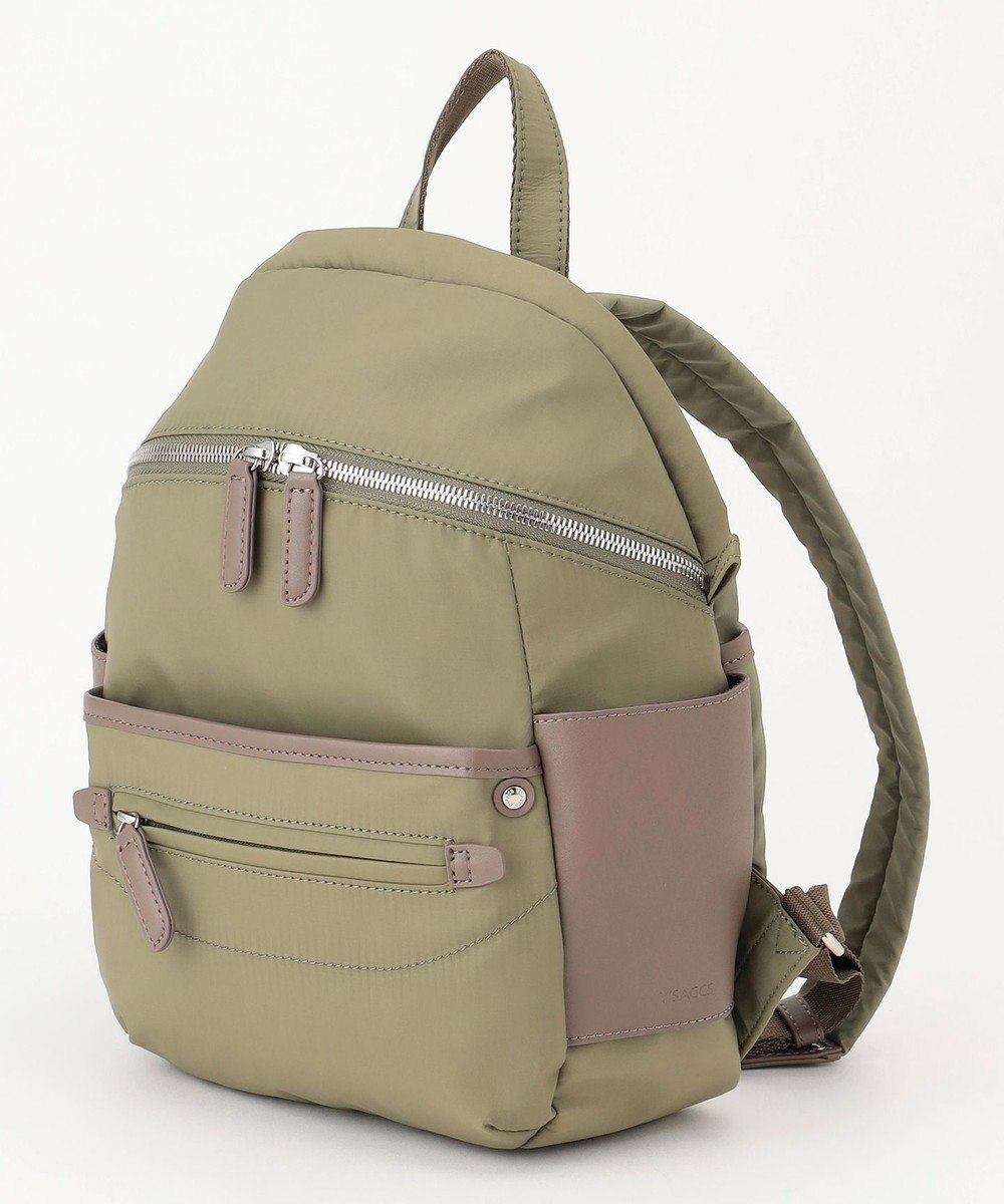 Y'SACCS 【ナイロンタフタ×リサイクルレザー】デイリーミニリュック 