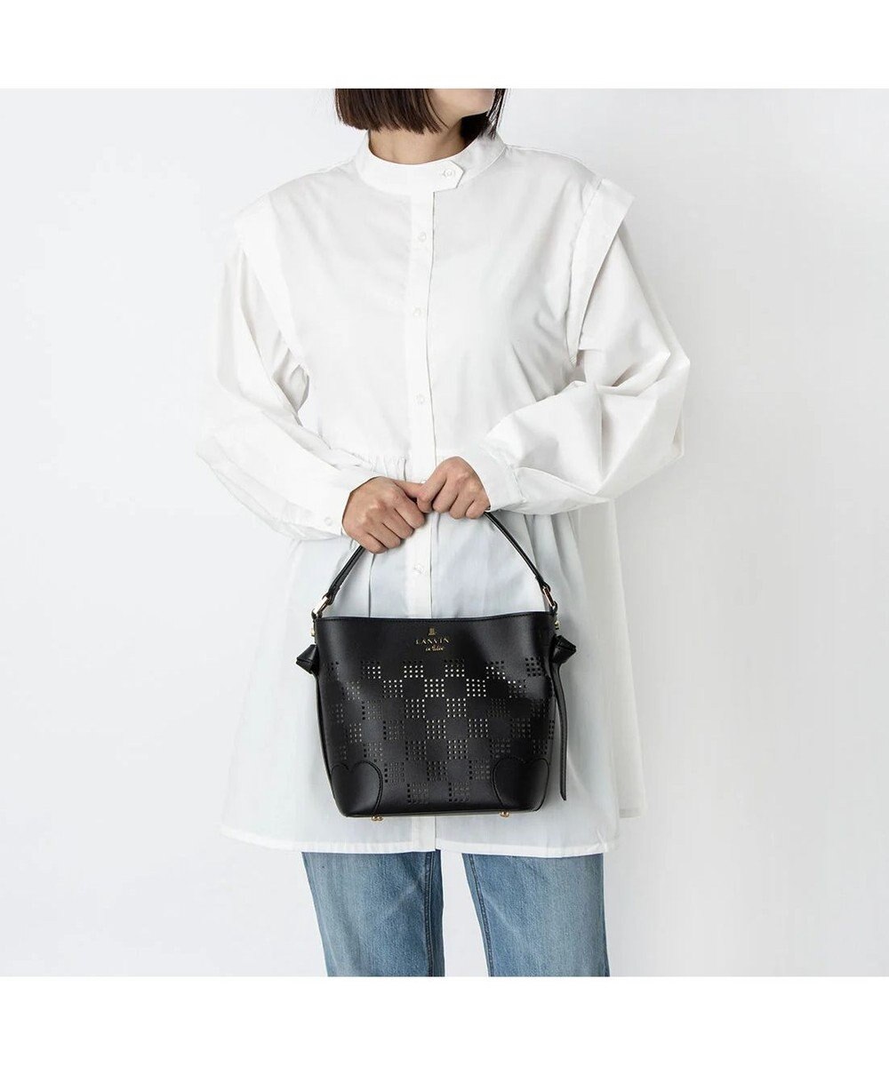 LANVIN en Bleu ペルフォレ 2wayバッグ 