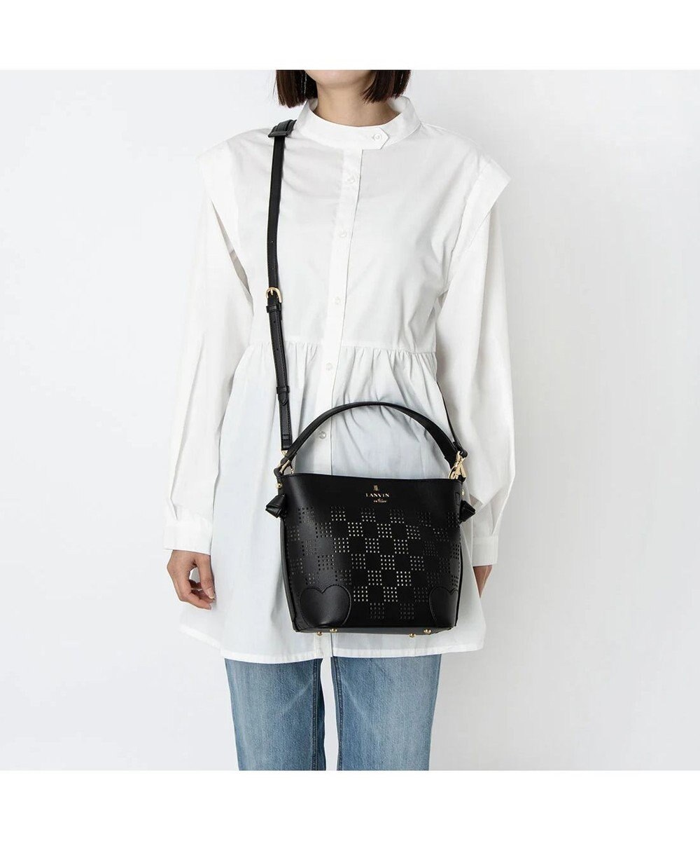 LANVIN en Bleu ペルフォレ 2wayバッグ 