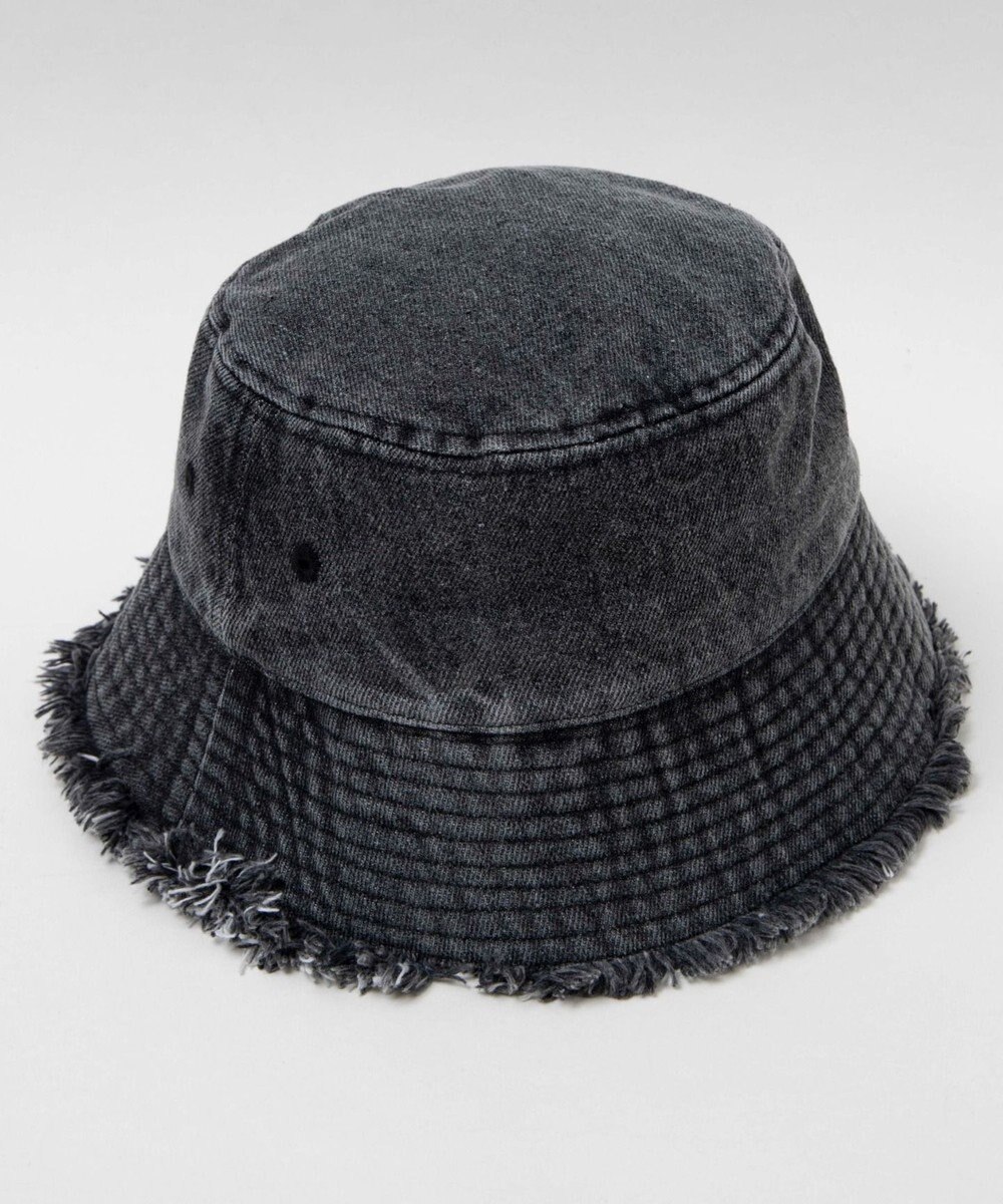 WEGO 【ユニセックス着用ITEM】デニムフリンジバケットハット 