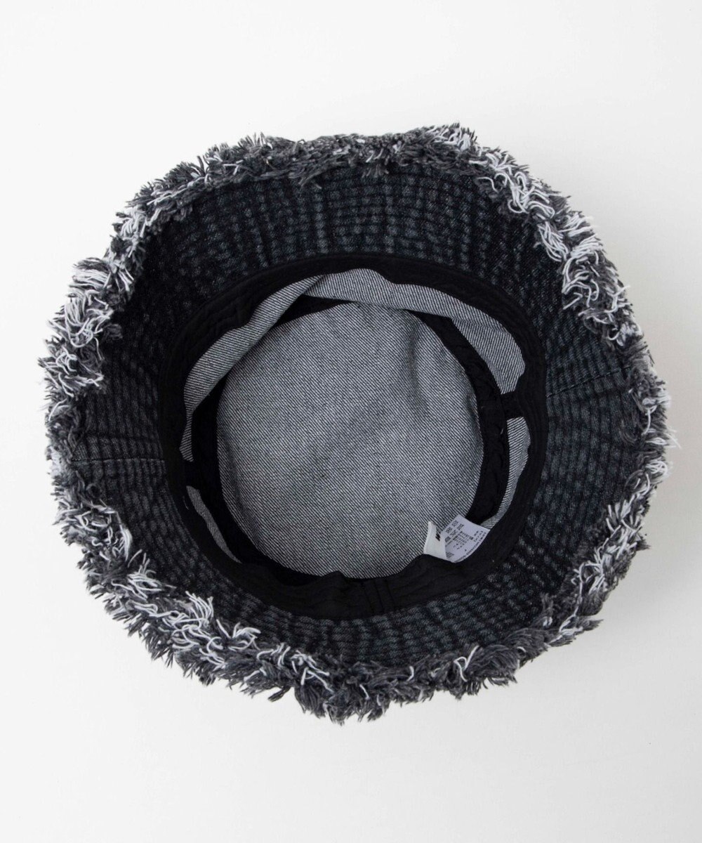 WEGO 【ユニセックス着用ITEM】デニムフリンジバケットハット 