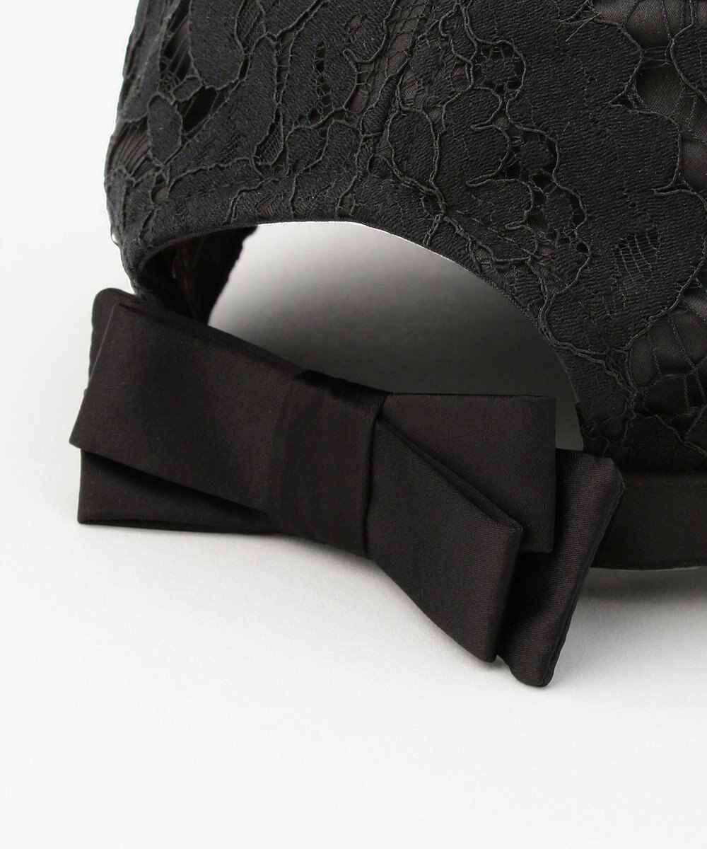 TOCCA 【つば部分UV90%以上カット・吸水速乾・抗菌防臭・洗える・サイズ調整可】LACE CAP リボンが外せる 2WAYレース素材キャップ 