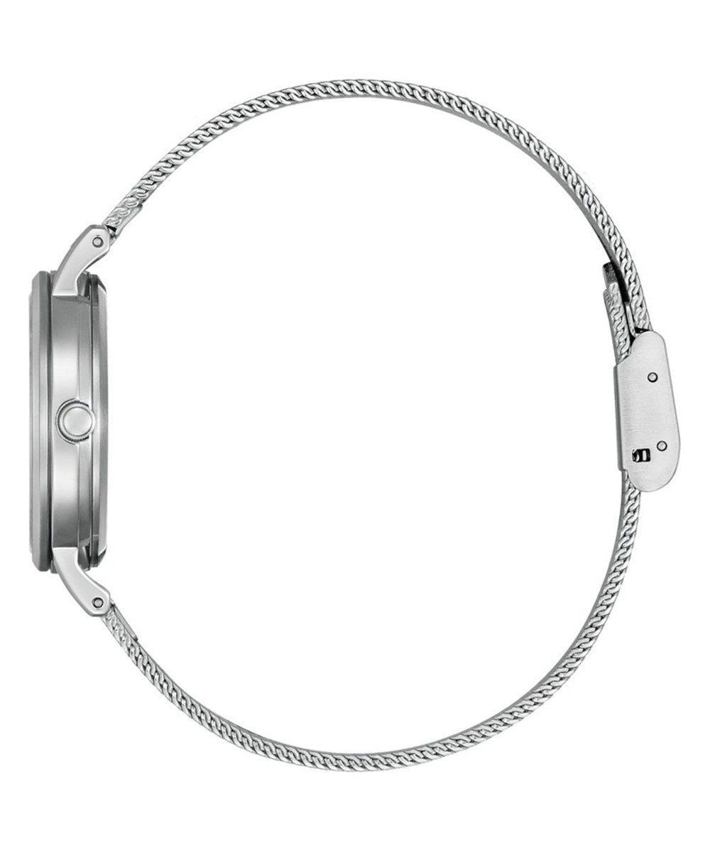 CITIZEN 【ソーラーテック】大きめ文字盤　判読しやすいアラビア数字　簡単ベルト調整　ギフトにぴったり 