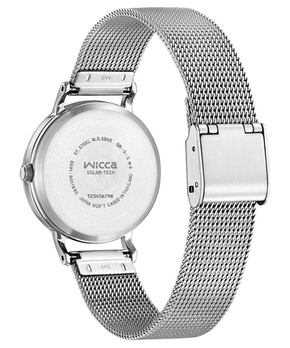 CITIZEN 【ソーラーテック】大きめ文字盤　判読しやすいアラビア数字　簡単ベルト調整　ギフトにぴったり 