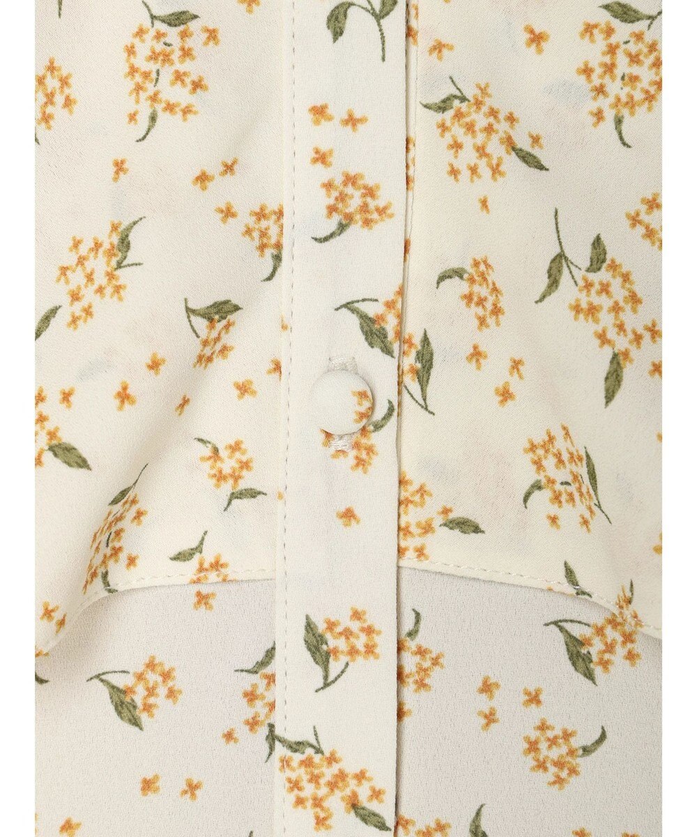 earth music&ecology キンモクセイ柄ワンピース 