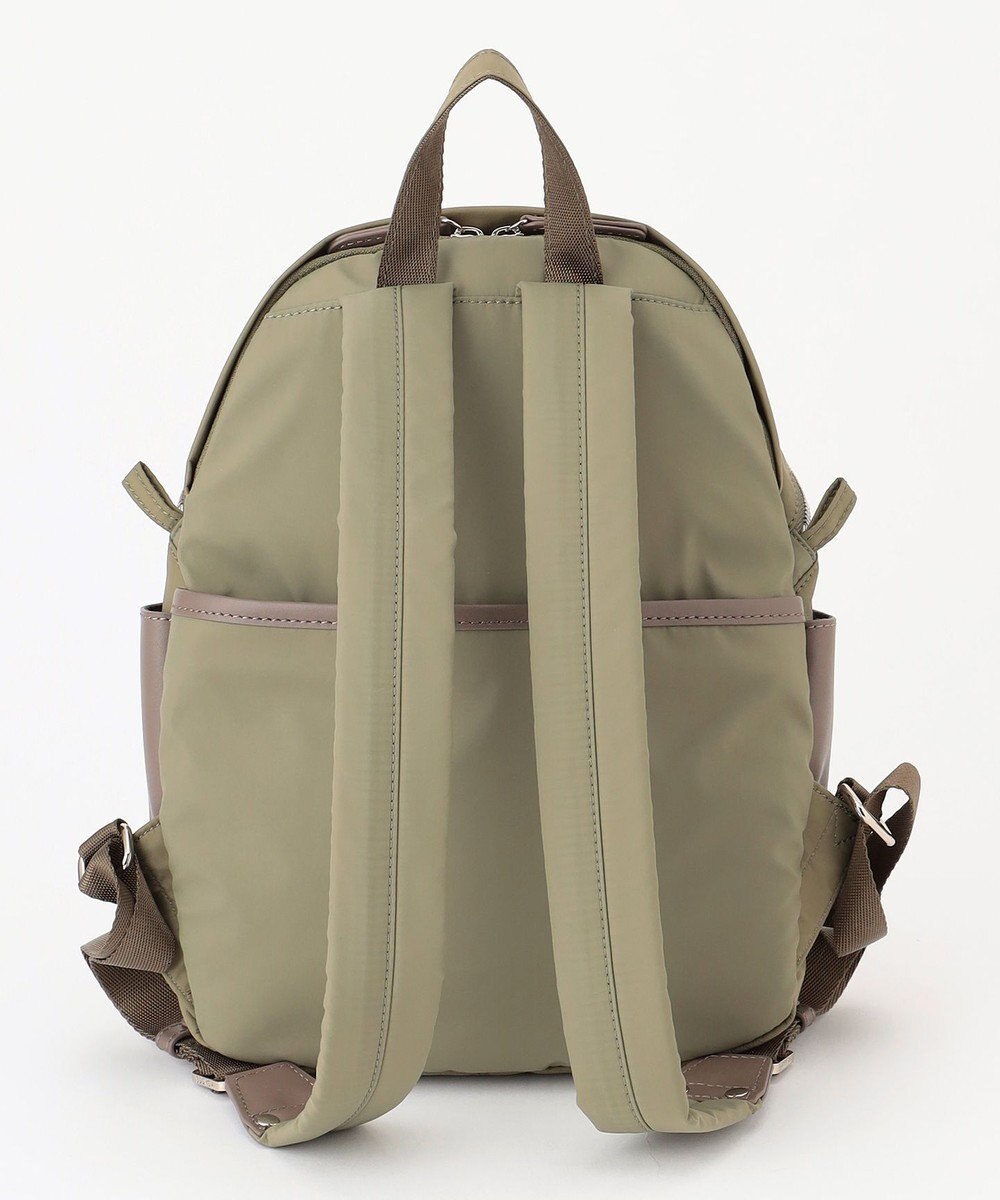 Y'SACCS 【ナイロンタフタ×リサイクルレザー】デイリーミニリュック 