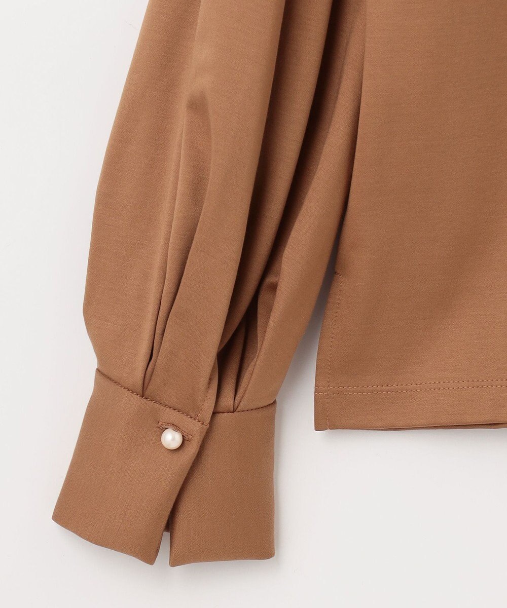 自由区 L 【洗える】ハイカウントパフスリーブ カットソー 