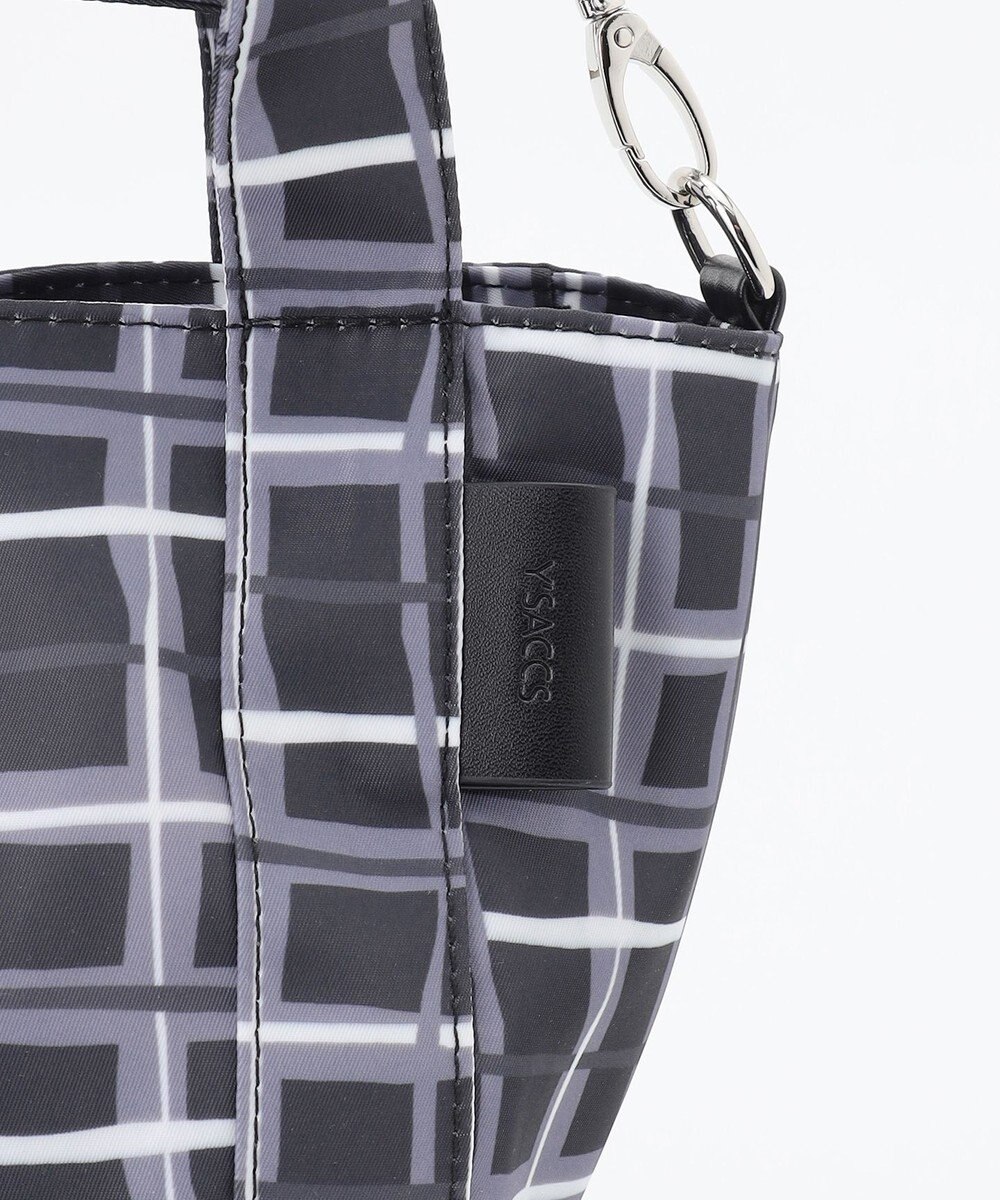 Y'SACCS ドローイングチェック 2WAYトートバッグ 