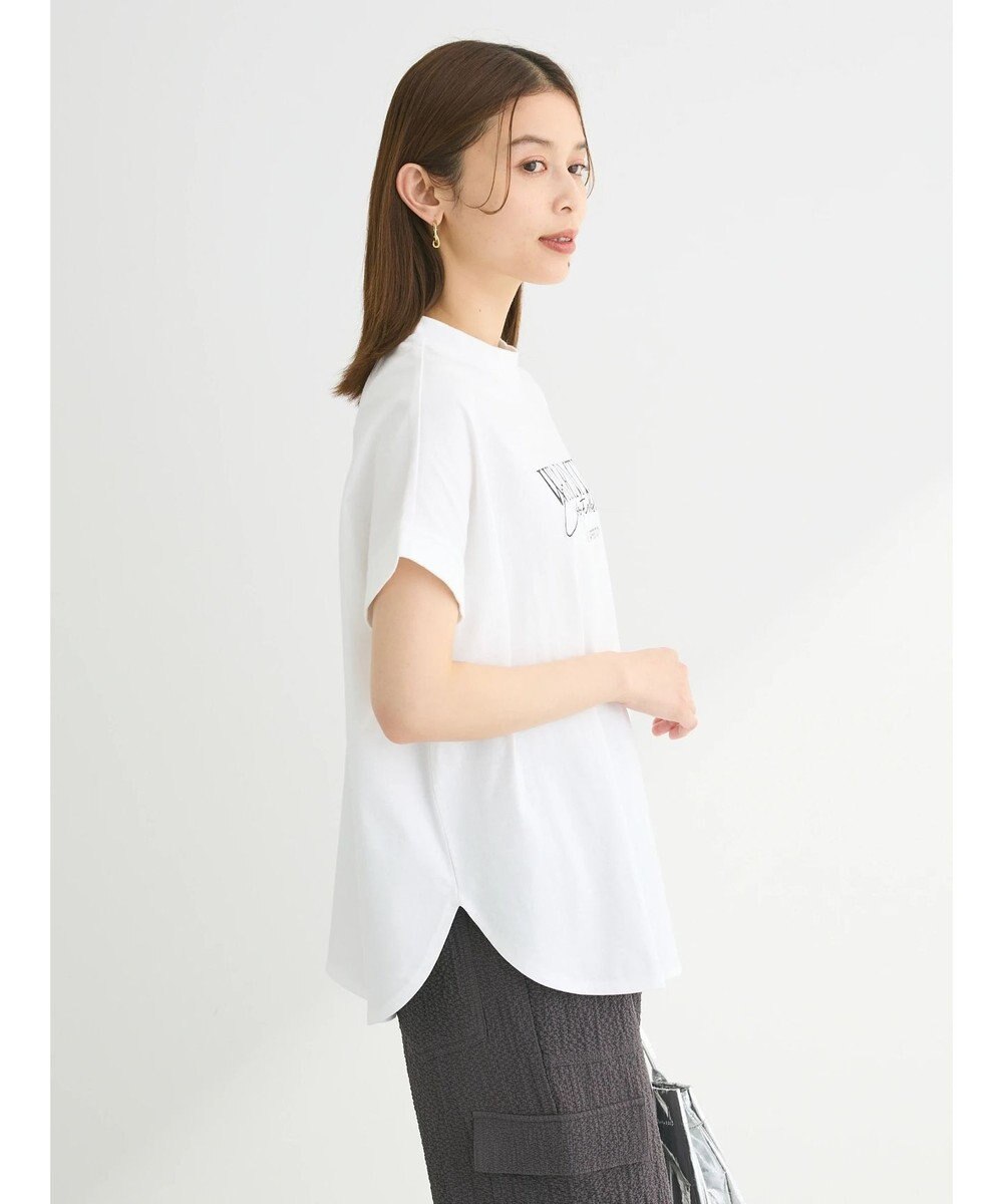 Green Parks フレンチスリーブ筆記体刺繍ロゴプルオーバー 