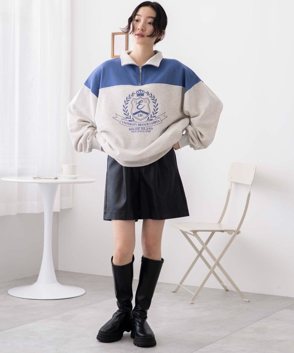 WEGO ハーフジップ切り替えBIBPO 