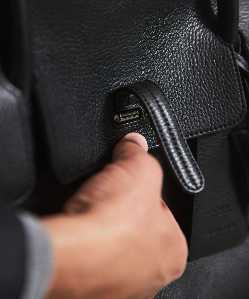 GOTAIRIKU 別注/日本製【PELLE MORBIDA×GOTAIRIKU】レザー フラップトートバッグ 