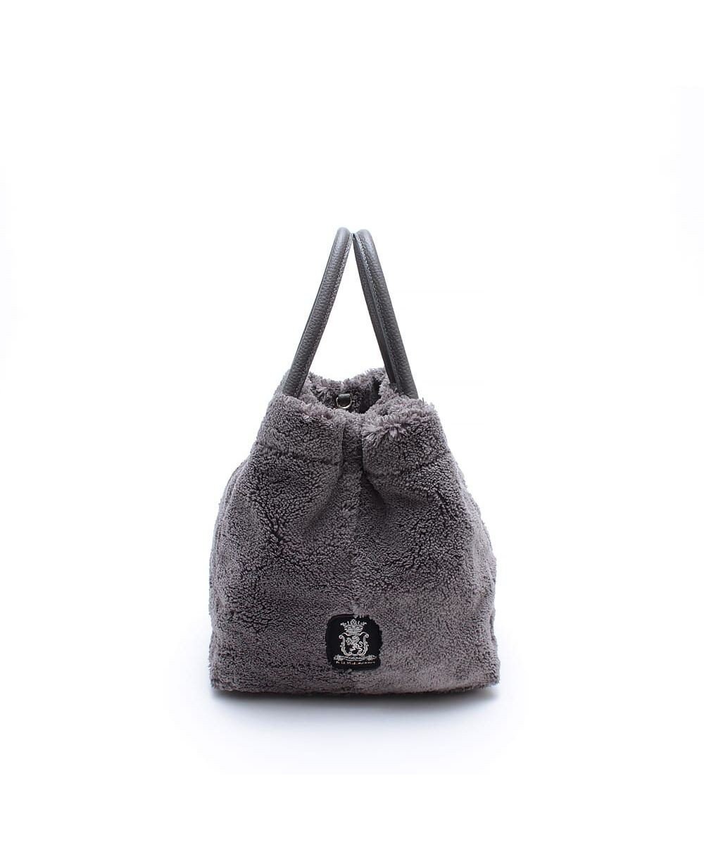 A.D.M.J. 【もこもこ】オスカー/コード刺しゅうキューブトート25cm(Dカン＋) 