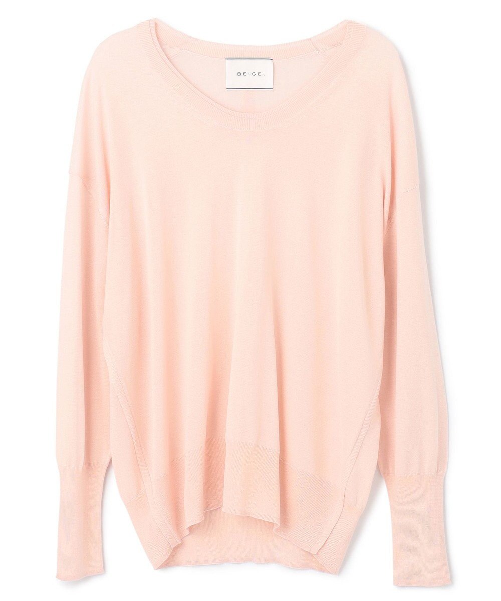 BEIGE， LAGORD / Uネックニット 