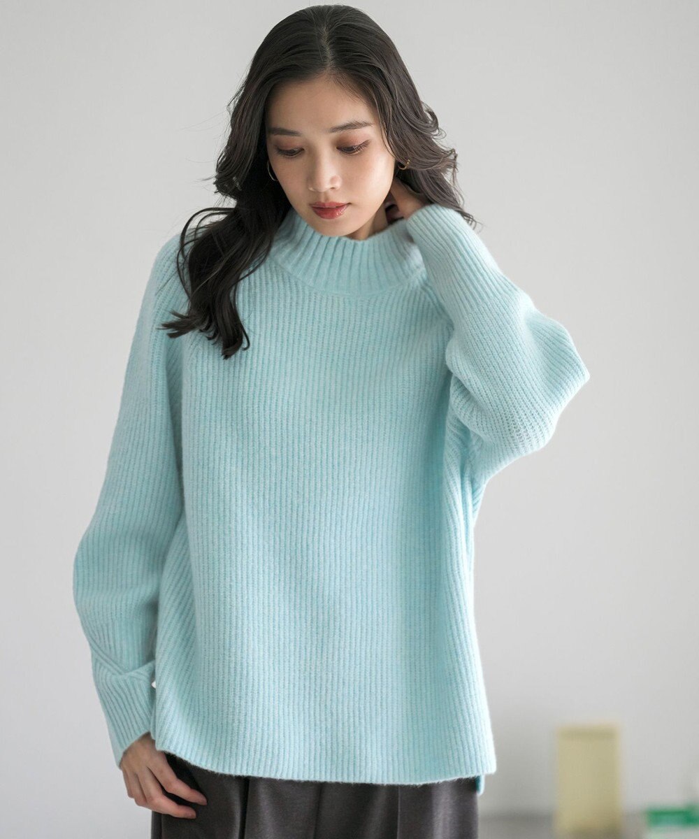 ANY SIS L ハイネックAir ニット 