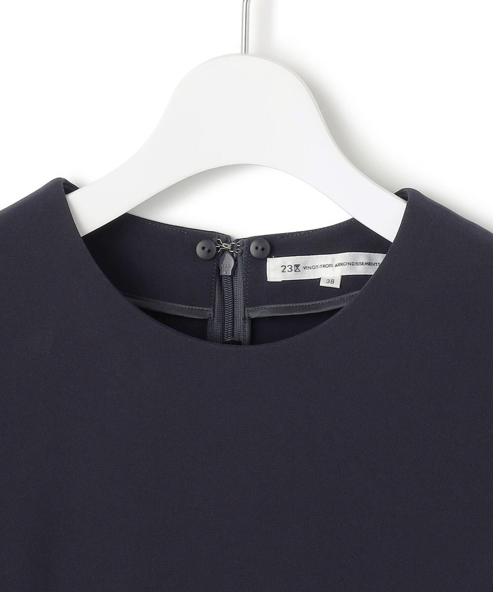 23区 【VERYコラボ】トリアセダブルジョーゼット つけ襟 ボウタイワンピース 