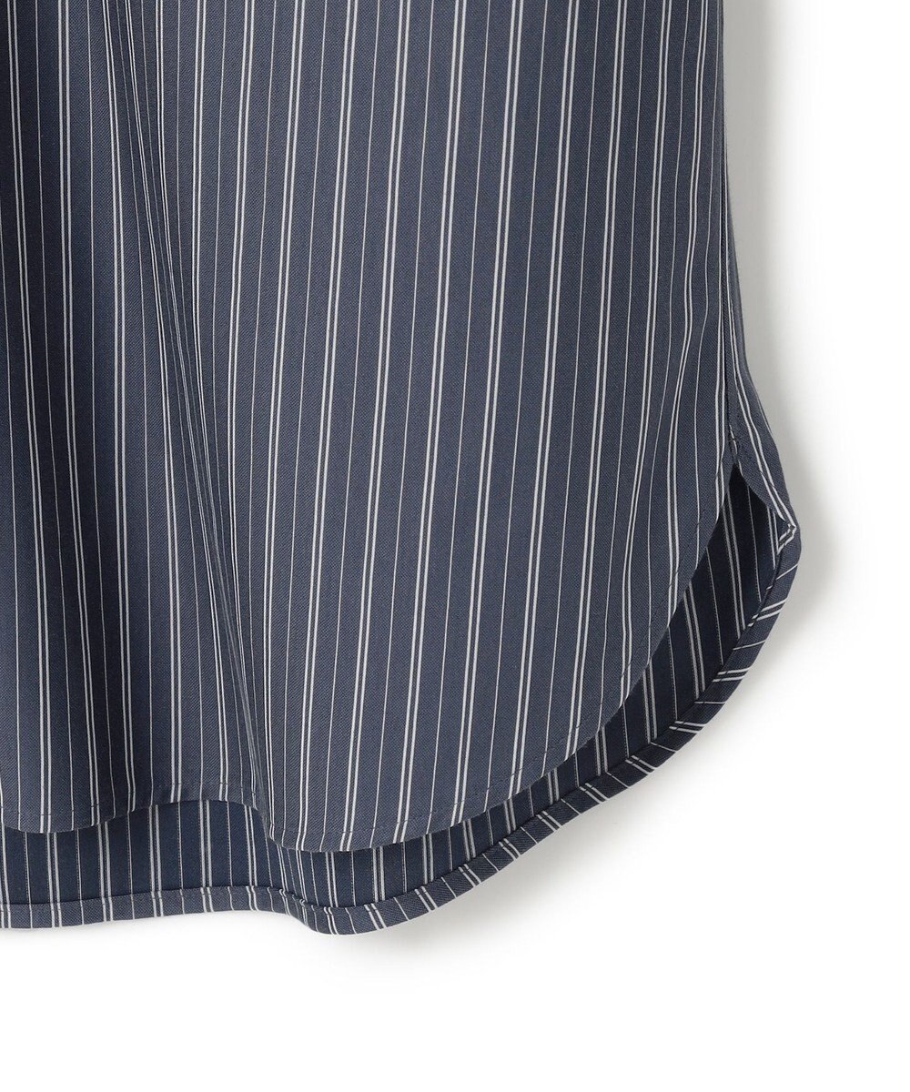 J.PRESS MEN KANEMASA マルチストライプジャージ シャツ 