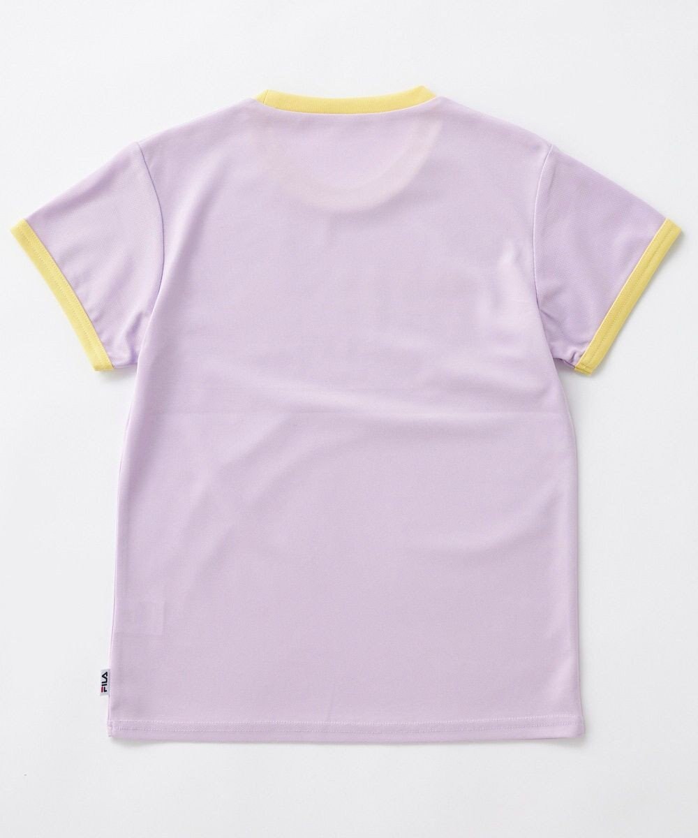 OP／FILA 【FILA】ブランドロゴ半袖リンガーTシャツ 