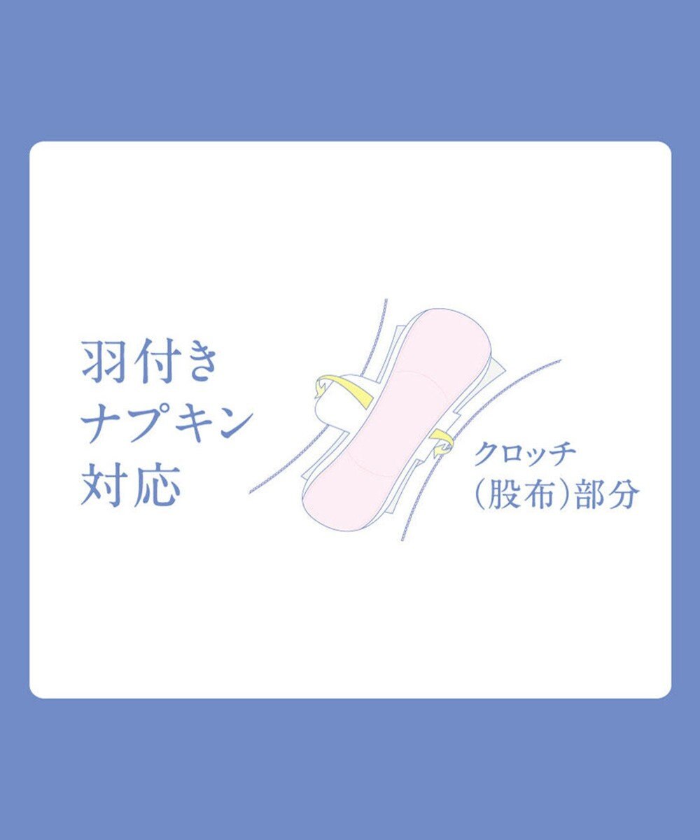 Wing サニタリーショーツ　「ナイト用」　羽付きナプキン対応　はきこみ丈ふつう　ウイング／ワコール　EC8401 