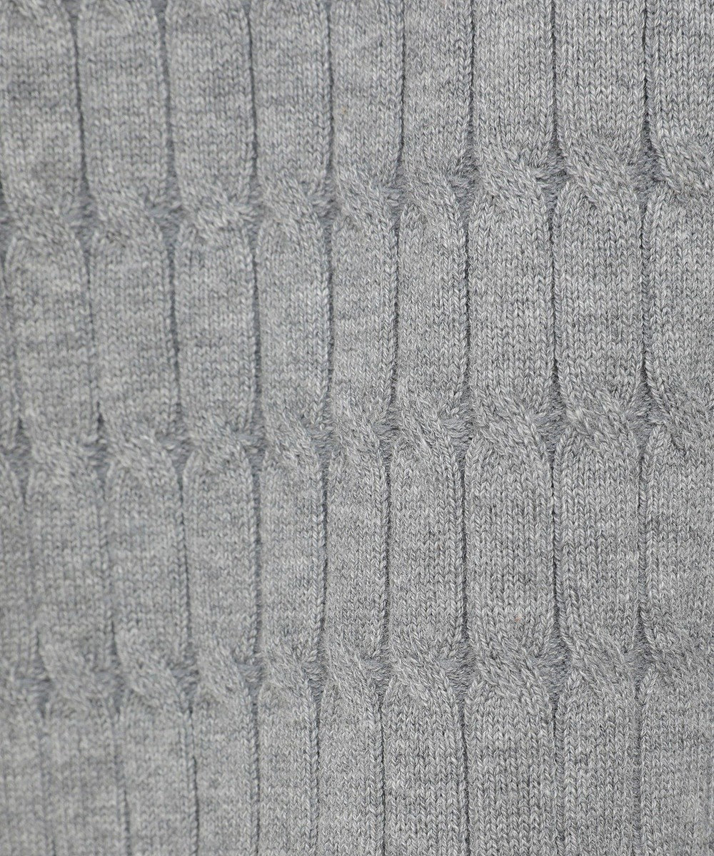 AMERICAN HOLIC 【2WAY】金ボタン衿付きケーブルプルオーバー 