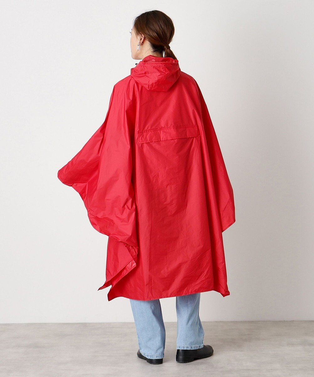 MOONBAT POLO RALPH LAUREN(ポロ ラルフローレン) ポロポニー ポケッタブル レインポンチョ レインコート 無地 フード 収納袋 ロゴ入 レディース 