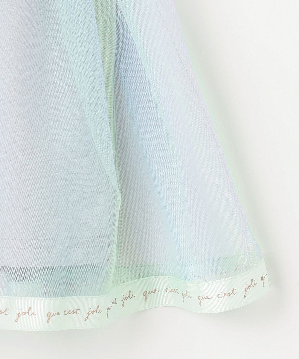 ANY KIDS レインボー チュール チュニック 