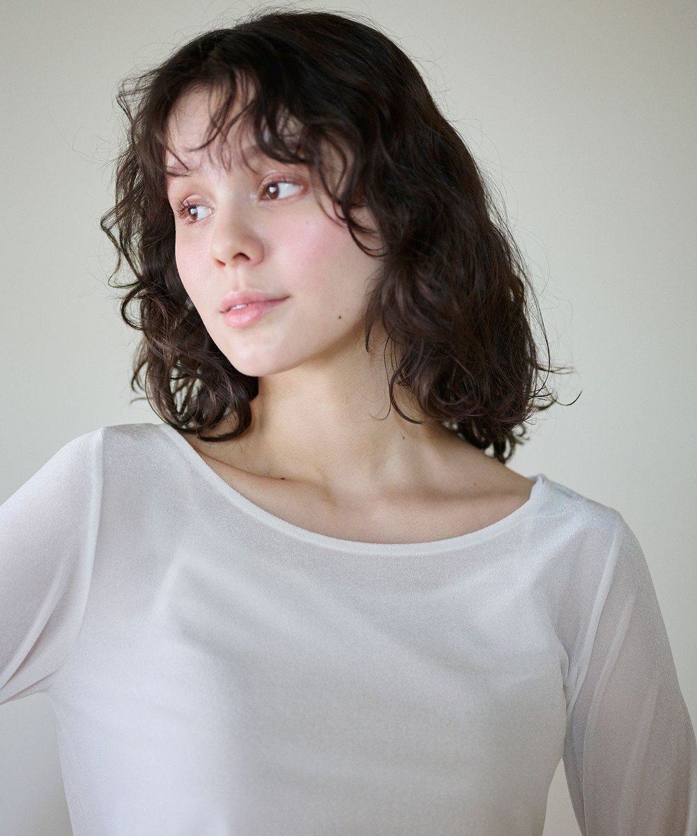 #Newans 【洗濯機可／ 前後着用可】 シアーベロアプルオーバー 