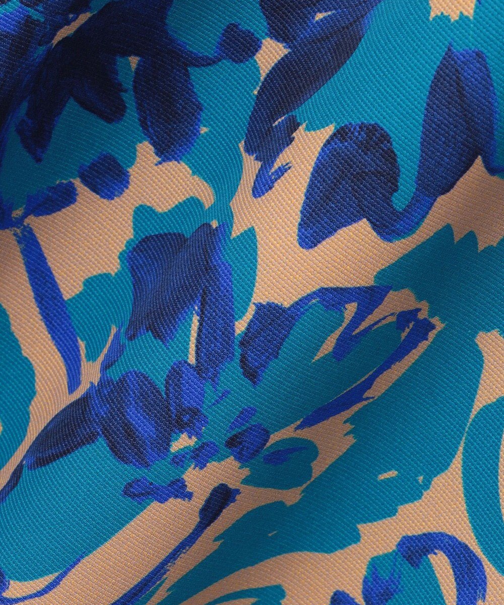 自由区 S 【SHIHOさん着用】アートタッチフラワープリント スカート 