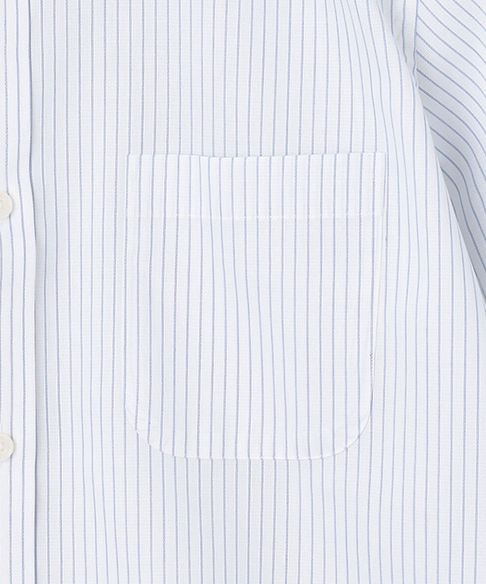 GOTAIRIKU 春夏向け【形態安定】SUMMERPREMIUMPLEATS_スナップダウン 半袖ドレスシャツ 